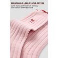 thumbnail image 3 of Toddler Girl Crew Socks Soft Breathable Ruffle Socks Moisture Wicking 3 Pairs, 3 of 6