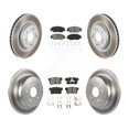 thumbnail image 1 of Transit Auto Front Rear Coated Disc Brake Rotors and Semi-Metallic Pads Kit for Car 2012-2016 Honda CR-V FWD KGS-101098, 1 of 11