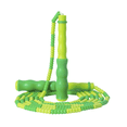 thumbnail image 1 of CHUANK 9 Ft Jump Ropes Adjustable Size Colorful Jump Rope for Kids and Teens Rope Skipping with Soft Bead and Bamboo Joint Green, 1 of 6