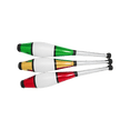 thumbnail image 3 of Zeekio Pegasus Juggling Club Set - Beginner to Pro - Set of 3 (Red/Gold/Green), 3 of 4