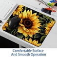 thumbnail image 6 of Sunflower Square Desk Pad Mouse Mat Gaming Mousepad, 8.3x9.8 Inch, Non-Slip Rubber Bottom, Printed, Suitable for Office and Gaming, 6 of 6