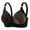 Gold, variant on GUZOM Supportive Women's Plus Size 40 Bra - Full Coverage, Green, Adjustable Straps, Patterned Cups, Nylon Spandex Blend for Daily Comfort