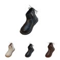 thumbnail image 4 of XXWXYD Little Girl Boots Girls Boys Children's Casual Shoes Mesh Soft Sole Breathable Sports Short Boots for Fashion Classic Comfortable Shoe(10-10.5 Years,Black), 4 of 4