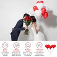 thumbnail image 4 of Dreams In Bloom, Red White Balloons For Your Most Cherished Events, Solid Color Design Heart Balloons, Party Decorations That Speak Of Love, Durable Latex Balloons For Weddings,, 4 of 7