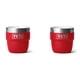 thumbnail image 1 of Vaso YETI Rambler, apilable, acero inoxidable, 120 ml, 2 unidades, color rojo, 1 of 8