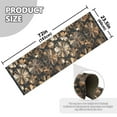 thumbnail image 5 of Yayeee Runner Rug for Bedroom 2'x6' Machine Washable Hallway Non Slip Mat, Metallic Flower, 5 of 8