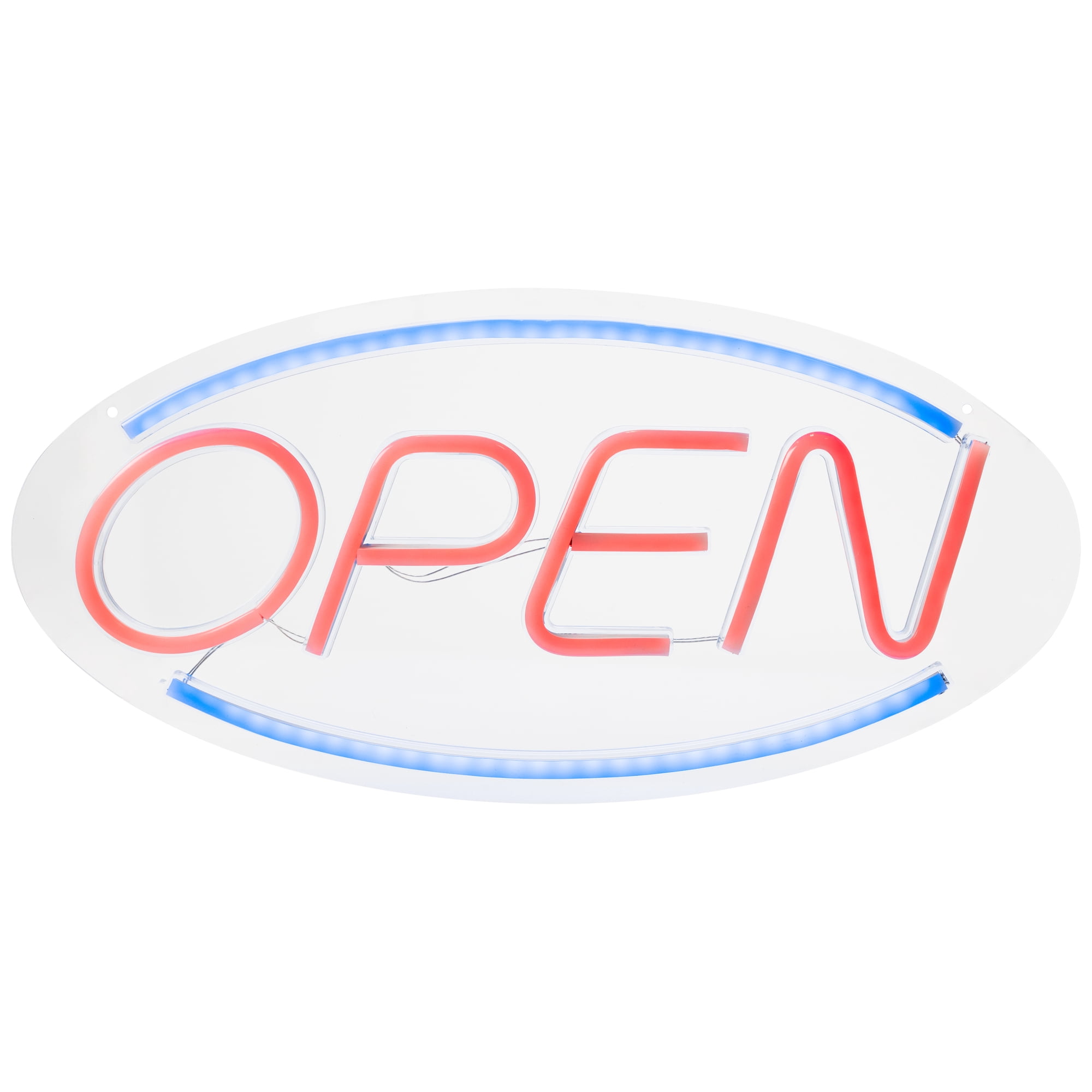 Northlight LED Open Neon Lighted Wall Sign - 17.75" - Red and Blue