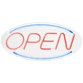 thumbnail image 3 of Northlight LED Open Neon Lighted Wall Sign - 17.75" - Red and Blue, 3 of 8