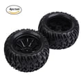 thumbnail image 1 of Rdeghly 4Pcs Y-shaped Tyre Pattern Rubber Tires With Hubs for 1/10 Scale RC Truck Car, RC Accessory, RC Car Tire, 1 of 1