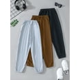thumbnail image 3 of Boys Casual Joggers With Side Stripe, Solid Color Everyday Sports Sweatpants,3-Pack, 3 of 6