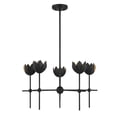 thumbnail image 3 of Meridian M100131MBK 5-Light Chandelier in Matte Black, 3 of 7