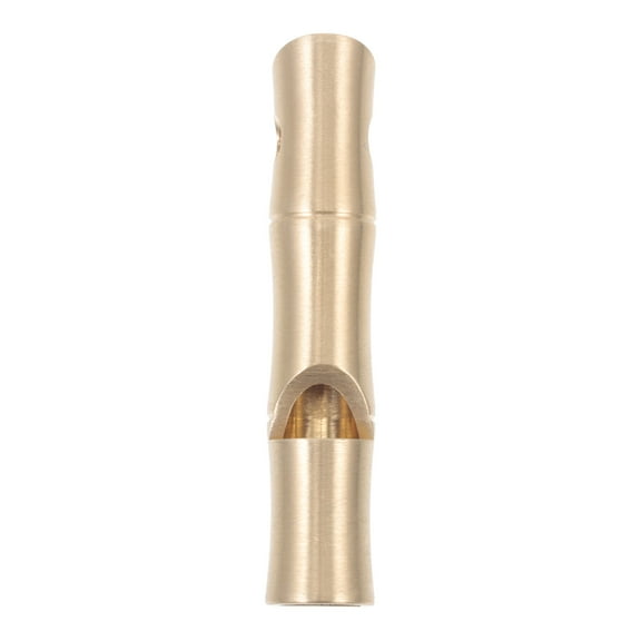 FUTUREORYY Safety Whistle Golden Brass 1PC