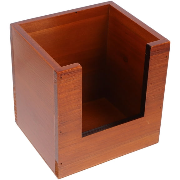FESTFENDS Wooden Recipe Card Stand Elegant Storage Box 1Pcs