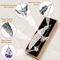thumbnail image 4 of Toirxarn Marcapáginas de plumas de metal, marcadores de libros de mariposa, bonitos regalos para mujeres, ideal para cumpleaños, Navidad, accesorios de lectura creativos para amantes de los libros, le, 4 of 4
