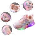 thumbnail image 5 of Generic Girl Sneaker Light Up Shoes for Girls Toddler Led Walking Sneakers Kids Children Baby Baby Casual Winter House Shoes(22,Pink), 5 of 6