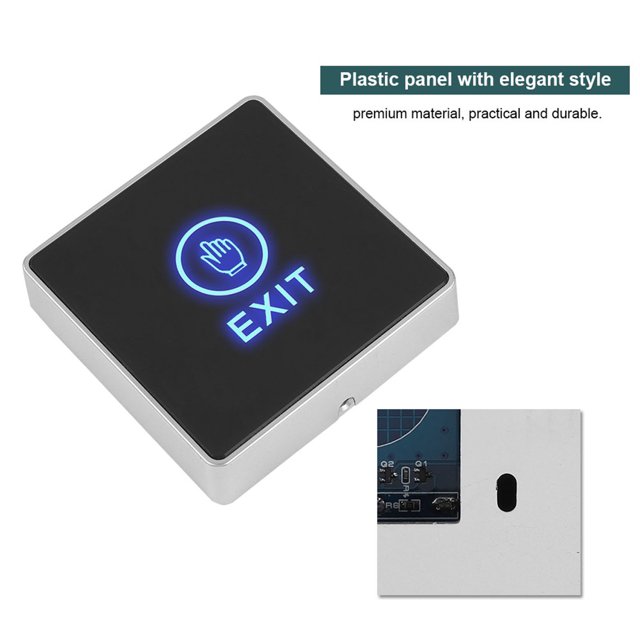 Panel de Interruptor de Botón de Liberación de Salida, Panel de Sensor Táctil Con Luz Led, Sensible A Alta Respesta, Botón de Liberación de Salida de Puerta Consor