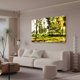 thumbnail image 3 of Póster de lienzo con una manada de vacas pastando tranquilamente en el bosque, decoración de dormitorio, paisaje deportivo, decoración de oficina, regalo, estilo marco, 16 x 24 pulgadas (40 x 60 cm), 3 of 8