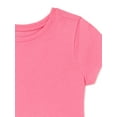 thumbnail image 3 of Garanimals Baby and Toddler Girls' Short Sleeve T-Shirt, 3-Pack, Sizes 12M-5T, 3 of 4