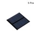 thumbnail image 3 of Mini Solar Panel Célula 3V 125mA 0.375W 52mm x 52mm para Bricolaje Eléctrica Energía Proyecto Paquete de 5, 3 of 5