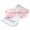 Gold / Pink, variant on Unisex Modern Slim Temples Brow Bar Rimless Colored Flat Lens Aviator Sunglasses 59mm (Gold / Pink) - 59mm