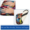 thumbnail image 3 of Graffiti Soft Comfortable Furry Printed Car Armrest Cover 12.5x8.2 Inch Armrest Accessory, 3 of 6