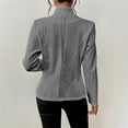 thumbnail image 5 of JFGHDG Lightweight Jacket Women Long Sleeve Jacket Suit Jackets for Women Jackets for Women Women Blazer Blazers for Women Work Outfits for Women Office Gray M, 5 of 8