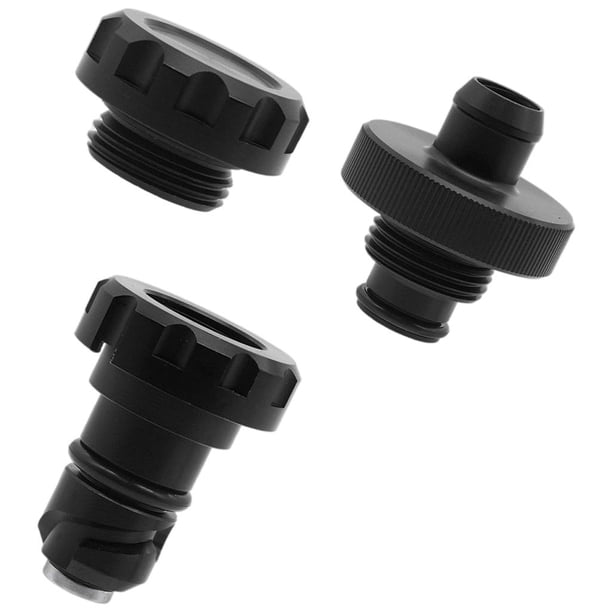 Tapón de drenaje de aceite de ajuste directo, tapones de drenaje de aceite de cárter de aceite para reemplazar piezas, para Lariat Fit para Negro