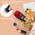 thumbnail image 5 of Rollbacks & More 4Pcs Rollerball Bottles Set 50ml Gradient Red Glass Deodorant Roller Bottle and Opener Perfume Gold, 5 of 7