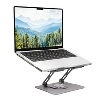 Staples TECH 10" x 8.7" Steel Adjustable Laptop Stand Silver (ST62820-CC)