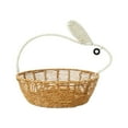 thumbnail image 5 of Stijggn Easter Baskets Easter Decorations Reusable Easters Celebration Basket with Rabbits Ear Handle Breathable Carrying Bucket Holiday Party Favor Supplies, 5 of 6
