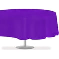 thumbnail image 1 of HAHDAXIA Violet Lot de 12 Nappe de Fête Standard Jetable en Plastique 84 Pouces Pouces Housse de Table Ronde par Zimpleware, 1 of 7