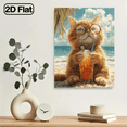 thumbnail image 4 of 500pcs Large Adult Jigsaw Puzzle - Beach Kitten Puzzle, 20.4x14.9 Inch Giant Puzzle, Challenging Brain Game, Perfect for DIY Creative Fun with Family and Friends., 4 of 10