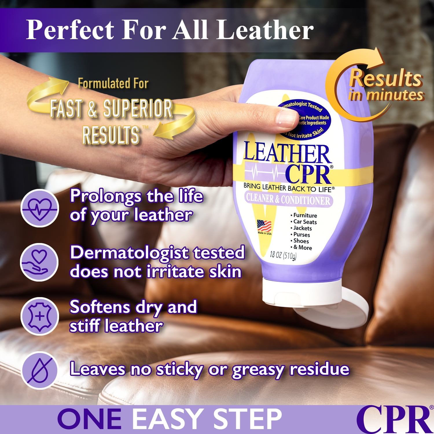 Leather CPR Cleaner & Conditioner