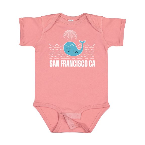 Inktastic San Francisco California Whale Watching Boys or Girls Baby Bodysuit