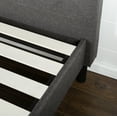 thumbnail image 2 of Zinus Shalini 41" Upholstered Platform Bed, Dark Grey, Full, 2 of 11