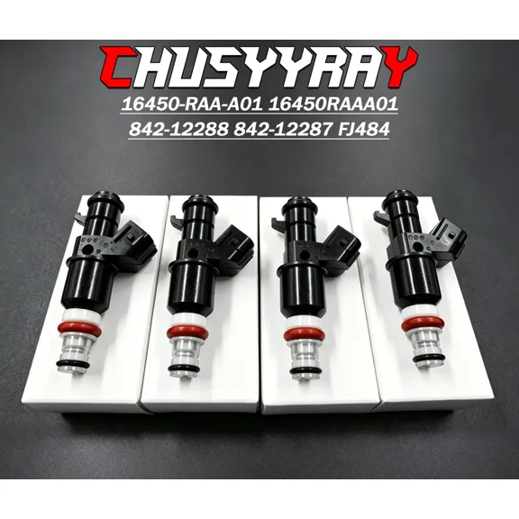 FJ484 Fuel Injector Replacement for 2003-2007 Honda Accord 2.4L 4Pcs