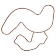 thumbnail image 2 of FEL-PRO 35907 Water Pump Gasket Fits select: 2013-2023 RAM 1500, 2009-2012 DODGE RAM 1500, 2 of 3