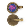 thumbnail image 1 of Barrette Pince à Cheveux Fleur Rouge Culture Japonaise, 1 of 3