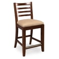 thumbnail image 5 of American Drew Tribecca 25" Splat Back Counter Stool in Root Beer Finish, 5 of 5
