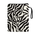 thumbnail image 2 of HELLHERO 1 pc Tote Bags with Handle Book Club Gifts Easy Carry Book Case Storage & Portability with Washable for Reader Book Carrying Case, Black White Zebra Tote, 2 of 8