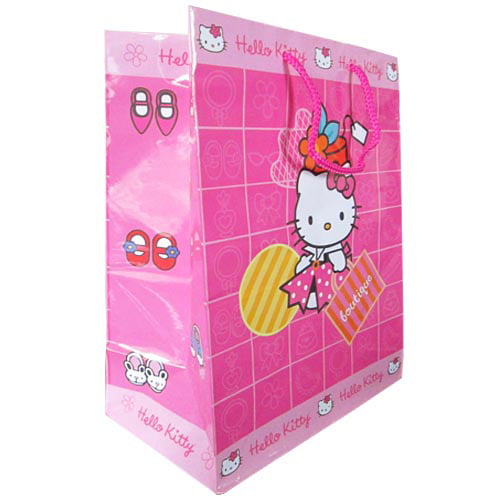 Miniature Floral Hello Kitty Gift Bag with tissue 