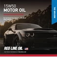 thumbnail image 4 of Red Line 11504 SAE 15W50 Fully Synthetic Motor Oil - 1 Quart, 4 of 8