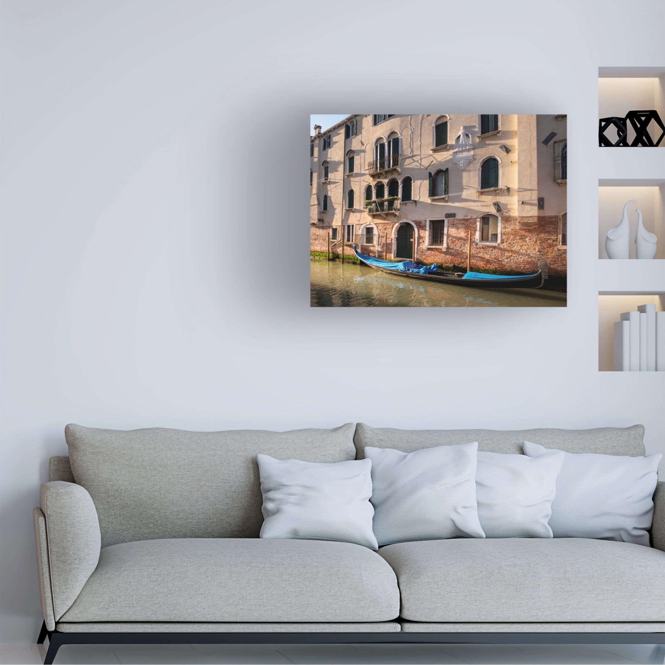 Canvas Wall Art - Danny Head 'Good Morning Venice' Wall Art for Living Room, Bedroom, or Office Décor by Trademark Fine Art - 19 x 14 Inches