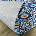 thumbnail image 5 of Ambesonne Evil Eye Place Mats Set of 4, Turkish Traditional, Standard Size, Orange Yellow and Blue, 5 of 6