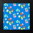 thumbnail image 2 of Blanckslate 20x20 Black Modern Framed Museum Art Print Titled - Beachy Keen Collection F, 2 of 5