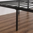 thumbnail image 5 of UBesGoo Black Metal Bed Frame Queen Size with Headboard and Footboard Single Platform, 5 of 18