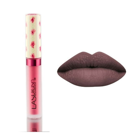 LA-Splash Cosmtics Velvet Matte Liquid Lipstick - Color : Dark Mocha