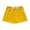 Yellow, variant on CYRBOKO Boys Cotton Shorts, Relaxed Fit Soft Lounge Solid Casual Shorts White Size 6-7 T