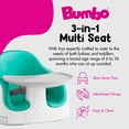 thumbnail image 2 of Bumbo Asiento Multifuncional 3 en 1 para 6 a 36 Meses, Asiento de Piso para Alimentación y Juego, Elevador Portátil Todo en Uno con Bandeja y Silla Alta para Niños, Aqua, 2 of 9