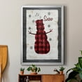 thumbnail image 6 of Checkered Snowman I Premium Framed Print - Ready to Hang, 6 of 9